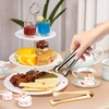 18 Pack Premium Small Serving Tongs, Mini Stainless Steel Appetizer