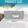 Grey Right Passenger Side Sun Visor Compatible with Honda Accord