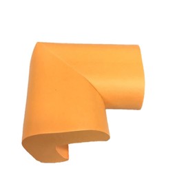 Safety Cushion (L-Shaped Corner Shape), Yellow, Size: Large, 2.8 x 2.8 x 1.9 inches (70 x 70 x 48 x 18 mm), NBR [Set of 4]