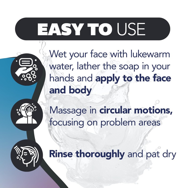 Asepxia Salicylic Acid & Activated Charcoal Bar Soap | Acne