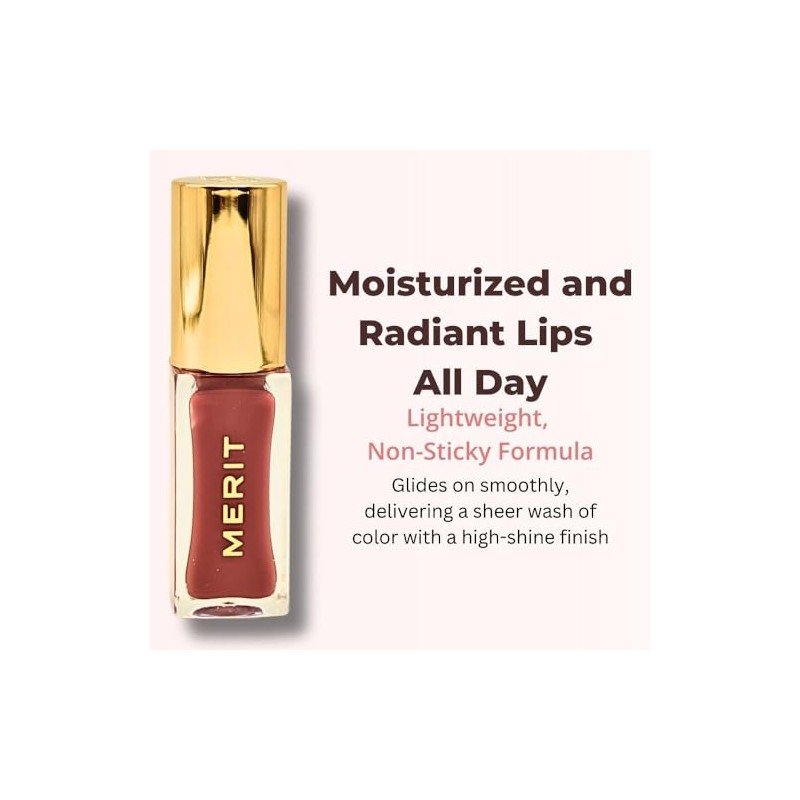 Merit Aceite labial con color Shade Slick Classics - Pink