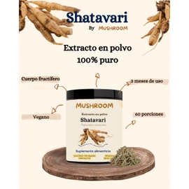 Hongos Adaptógenos - Hongo Shatavari - 120 Cápsulas - Suplemento Natural - Apoya el Sistema Reproductivo Femenino - Más de 5 Meses de Suministr