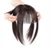 Nature Straight Human Hair Topper Y-Shape 10x11cm Silk Base Clip