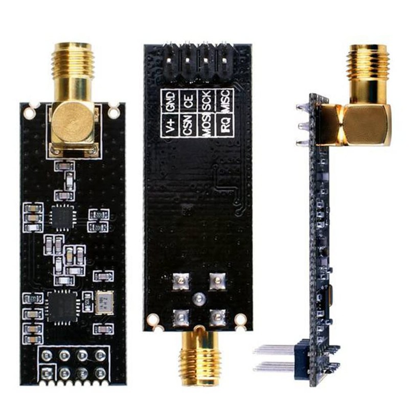 Aribrnten 4Pcs NRF24L01+PA+LNA Wireless Module with Antenna 1100 Meters Long