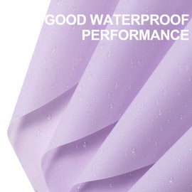 WRAPAHOLIC 20 Sheets Flower Wrapping Paper - 22.4 x 22.4 inch Pure Light Purple Water-Resistant Floral Bouquet Wrapping Paper, Florist Supplies Packaging Paper for Wedding Birthday Gift DIY