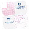 TEHAUX 2pcs Square Ruler for Tailoring and Sewing Design Ruler