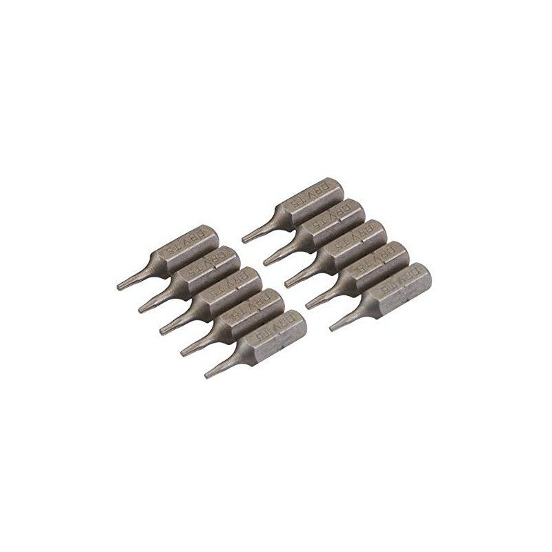 Silverline 686141 T5 Cr-V Trox Bit - Pack of 10