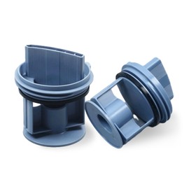 Pack of 2 Washing Machine Accessories, Filter for Washing Machine, Lint Strainer, Drain Strainer, Easy Installation, Compatible with Several Models of Washing Machines, Bosch, Siemens, Constructa,