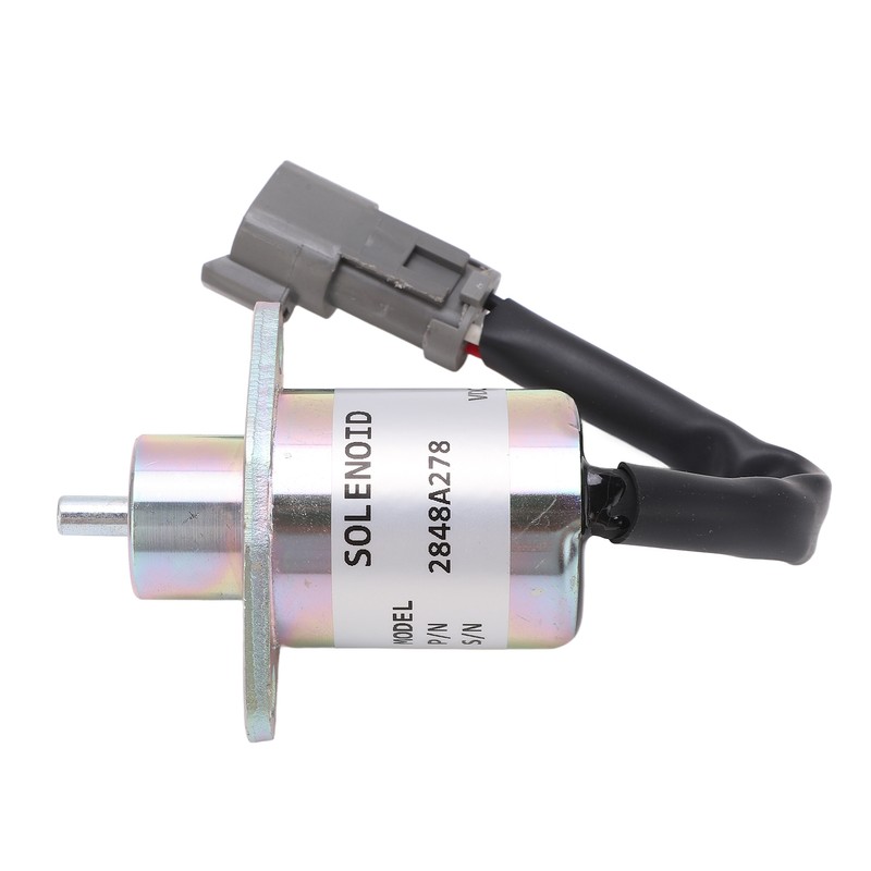 Shut Off Solenoid Valve Fuel Stop Flameout Valve Excavator Accessory