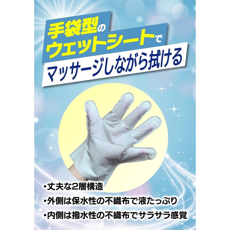 Nape Fuku Wet Gloves, 10 Pieces