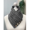 Crochet Pattern for Ladies Neck Warmer Scarf, use Aran Yarn