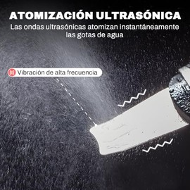 Limpiador Facial Ultrasónico, Skin Scrubber, Peeling Ultrasónico Facial | Color Blanco/Negro: Limpieza Ultrasónica, Iones Negativos y EMS. Remueve Esp