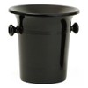 Black Plastic Standard Wine Spittoon With Funnel - 2 Litre