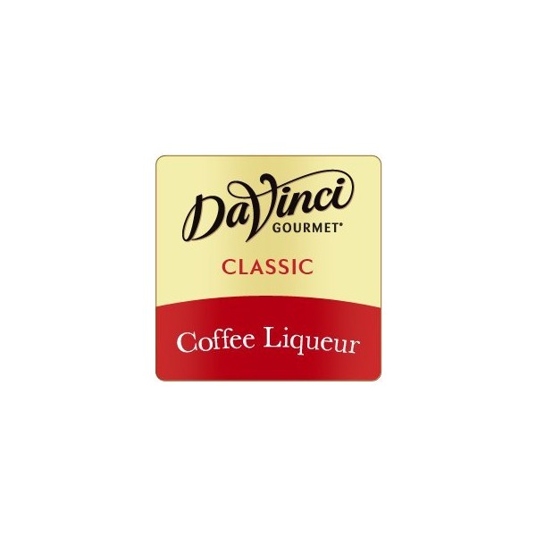Da Vinci Coffee Liqueur Syrup (Formally Kahlua Syrup), 750 ML Plastic Bottle