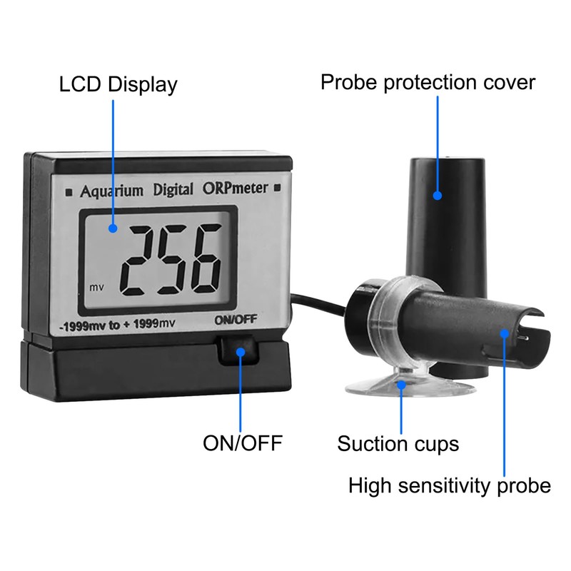 ORP-169F LCD Mini Redox Meter for Monitoring Test Equipment Water