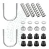 10L0L Golf Cart Heavy Duty Rear 4-Leaf Spring Kit with