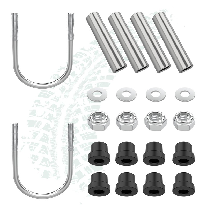 10L0L Golf Cart Heavy Duty Rear 4-Leaf Spring Kit with