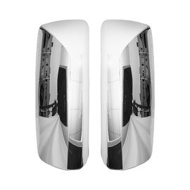 Yuanone 2Pcs Chrome Door Mirror Cover Side Mirror Cover for Volvo VNL VNM 2004-2017,Driver & Passenger Side(A Pair)