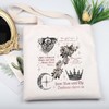 Novel Inspired Tote Bag The Thirteen Gift Crochan Queen Shoulder