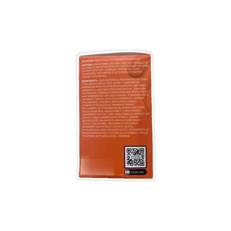 Advanced Clinicals Gel De Crema Facial Con Vitamina C