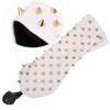 Rivet Wooden Club Protection Headcover Unique PU Waterproof Golf Putter
