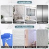 EAGMAK 2 Pack Transparent Shower Caddy Adhesive for Replacement, No