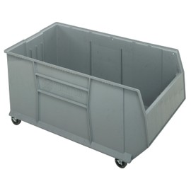 FSE 373-QRB256MOBGY RackBin 42" Containers, Mobile, 41-7/8"L x 23-7/8"W x 20-1/2"H, for use with 42"D Pallet Racks, Gray, Made in USA