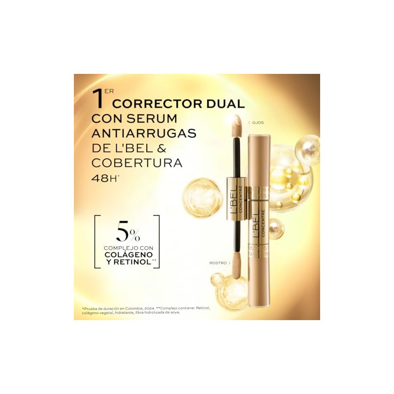 L'BEL Corrector Concentré – Corrector Líquido de Alta Cobertura y
