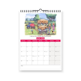 Motorhome Humour Cartoon Funny 2025 Yearly Wall Hanging Calendar - Cartoons by Armand Foster