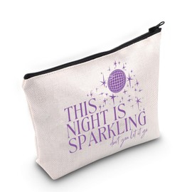 TOBGBE Singer Concert Idea Travel Toiletry Bag Album for Fans Merchandise Singer Version Inspired Gift (Night Go CA)
