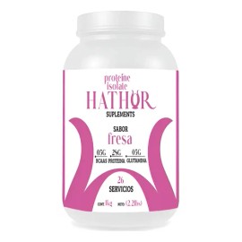 Proteína Aislada HATHOR en Polvo Sabor Fresa de 1 kg                                                                                                  