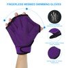 PATIKIL Web Swimming Gloves 1 Pair Swimming Gloves for Water