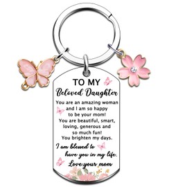 MigPio Gifts for Daughter Birthday Gift for Daughter from Mom Inspirational Daughters Gift from Mom 2025 Graduation Mother’s Day Wedding Present for Her
