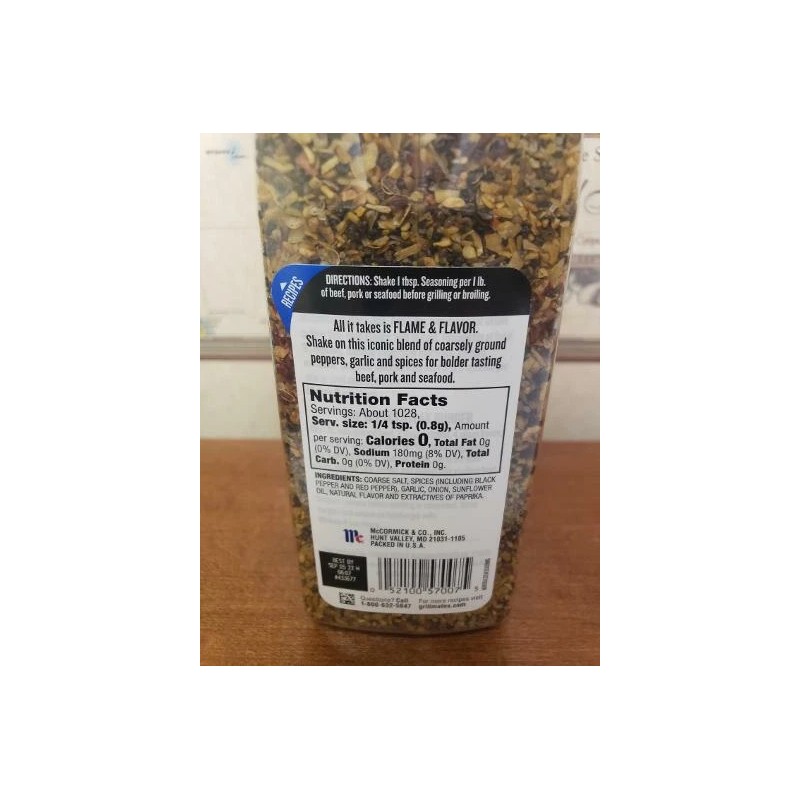 McCormick Grill Mates Spices- Seasonings - Montreal Steak Seasoning no