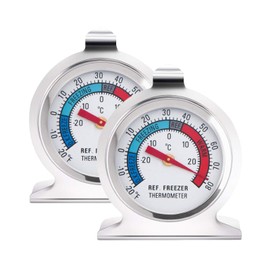 2 Piezas Termómetro Para Refrigerador, Termómetro Para Horno, Termometro Para Horno Centigrados, Adecuado Para Refrigeradores, Congeladores, Etc      