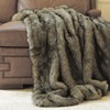 Best Home Fashion Tawny Fox Faux Fur Throw Blanket -