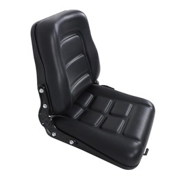 ANTUKO Universal Fold Down Seat with Adjustable Angle Back and Slide Replacement for Tractor Skid Loader Excavator Forklift