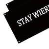 3×5 FT Stay Wierd Flag,Large College Funny Dorm Decor,Double Side