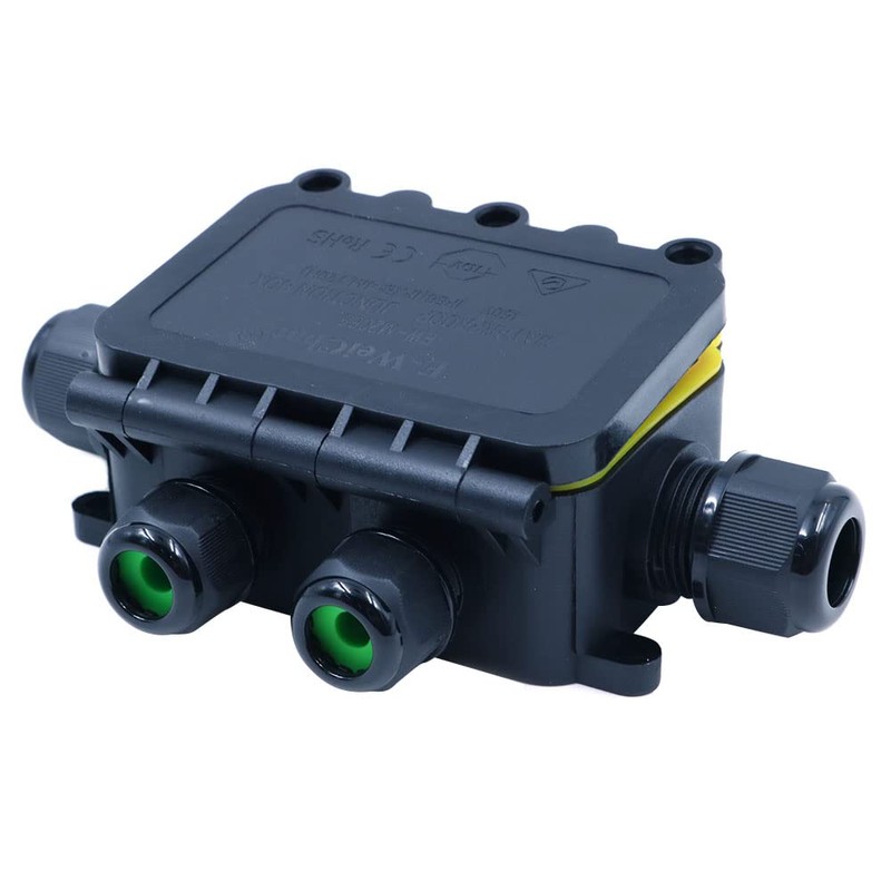 ZONADAH 6-Way IP68 Waterproof Electrical Cable Wire Connector Junction Box
