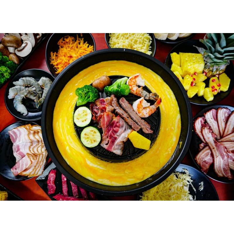 TomYang BBQ & hot pot - Tableware for 2 people.