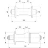 Miche Primato Syntesi Rear Hub 28H Campagnolo Black