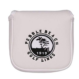 Golf Mallet Headcover Putter Cover for Odyssey 2 Ball Tailor Made Spider Putter Small Mallet Magnetic Tree (White Square)