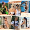 Wodelanle Long Braided Ponytail Extension with Hair Tie Dark Brown