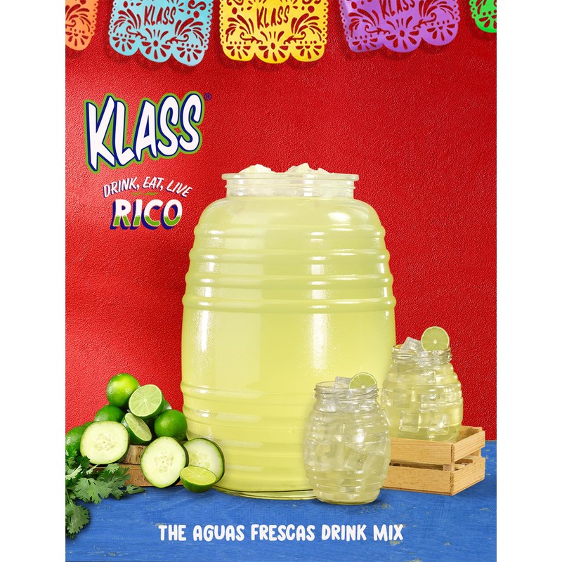 Klass Aguas Frescas | Drink Mix Cucumber Limeade | Flavors