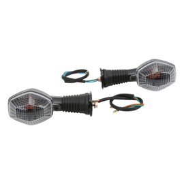 OUKENS Motorcycle Front Indicator Indicator Replacement Part for Suzuki DL 1000 V Current 2006-2012 (Transparent)
