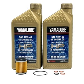 Yamaha Yamalube EFI Full-Synthetic Oil Change Kit- Off Road, #LUB-OFFCG-KT-15