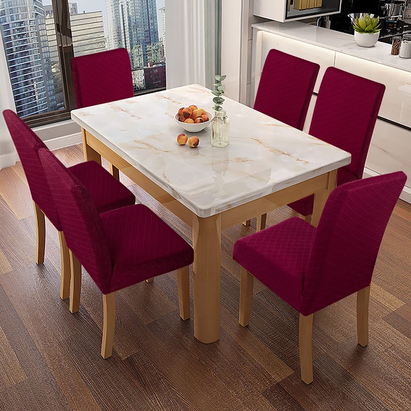 Genina Waterproof Chair Covers for Dining Room Dining Chair Covers