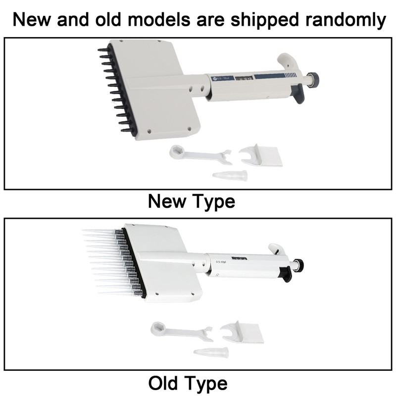 12 Channel 0.5-10μl Manual Adjustable Pipette Micro Transfer Pipette Pipet