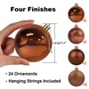 GameXcel 24Pcs Christmas Balls Ornaments for Xmas Tree - Shatterproof