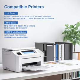 TN450 Toner Cartridge Replacement for Brother TN450 TN-450 High Yield Toner Compatible with Brother HL-2270DW HL-2240 HL-2230 Intellifax-2840 MFC-7360N MFC-7860DW Printer (Black, 1 Pack)